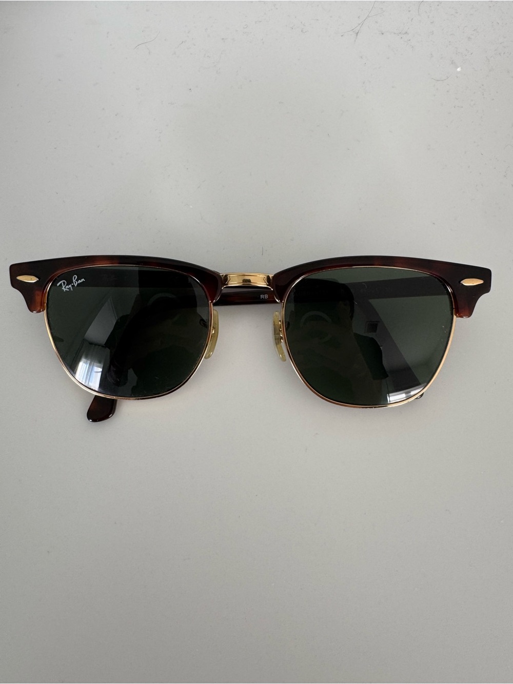 Ray-Ban Clubmaster Sunglasses - Tortoiseshell Frame